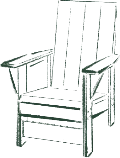 DECK CHAIR のイラスト