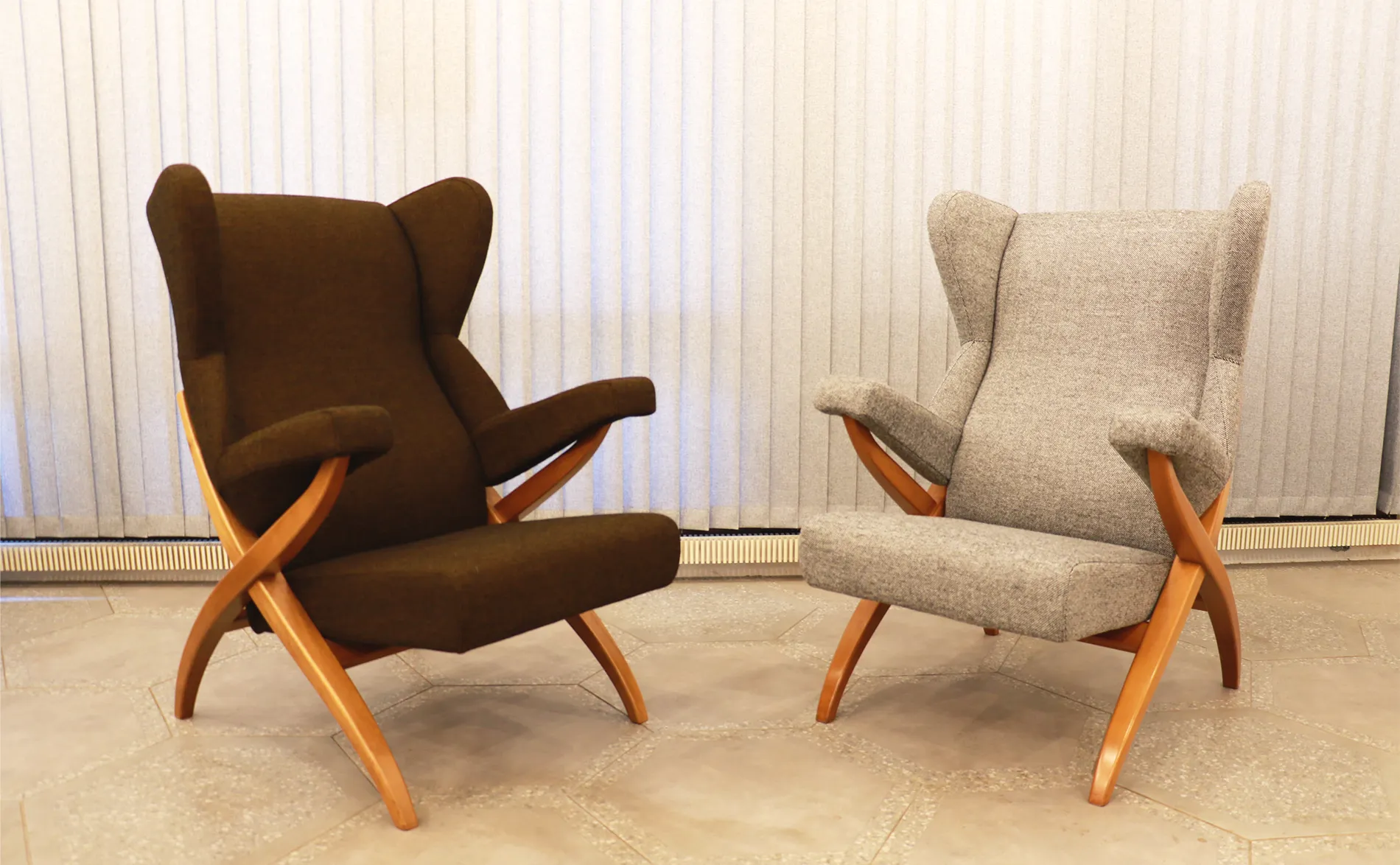 arflex Fiorenza チェア張り替え 01