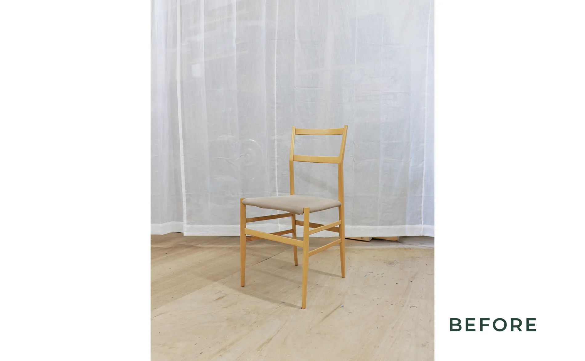 Cassina SUPERLEGGERA チェア張り替え 05