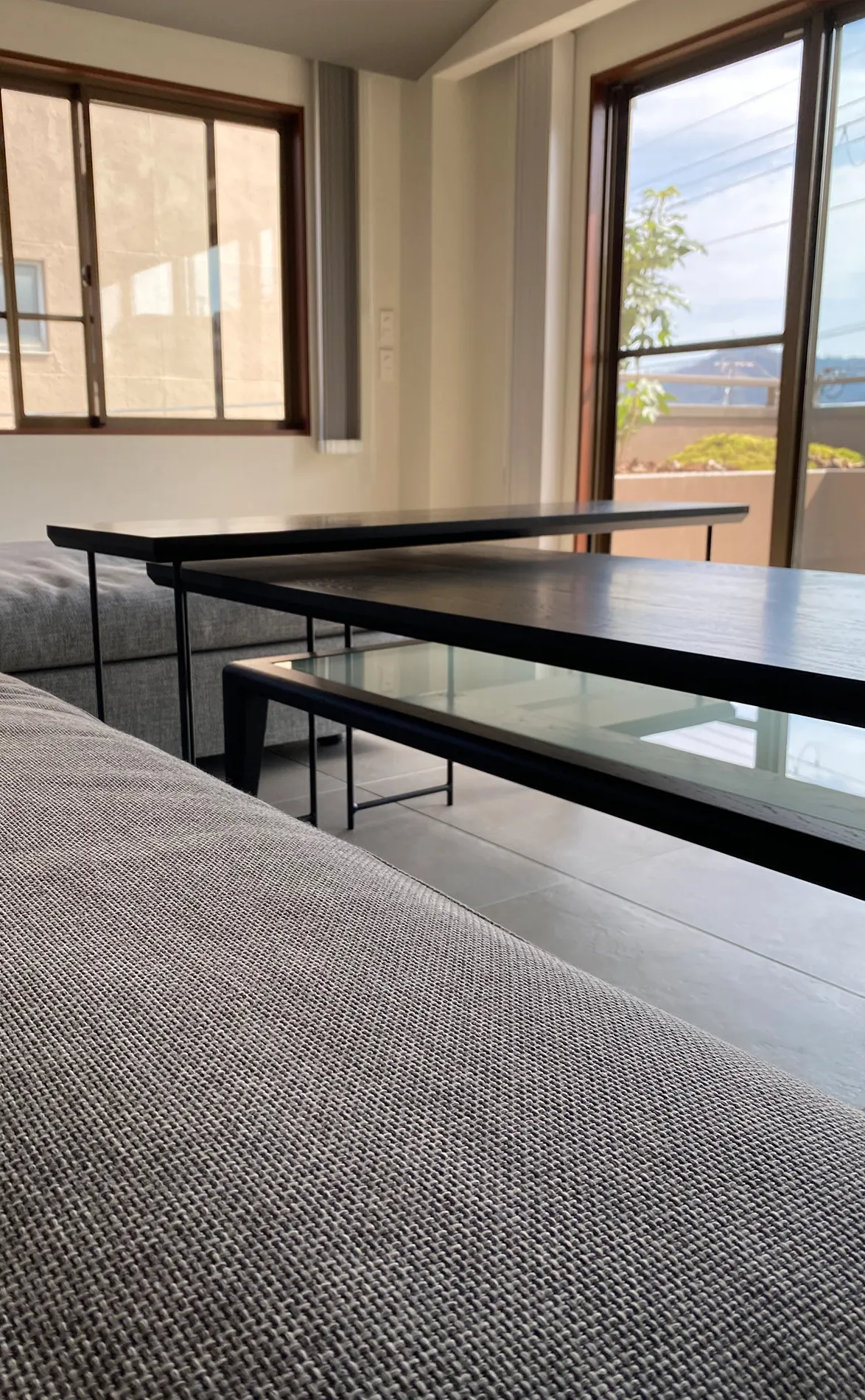 ガラス ローテーブル 03